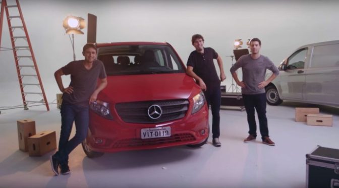 Veja o vídeo da nova campanha improvisada do Vito da Mercedes-Benz