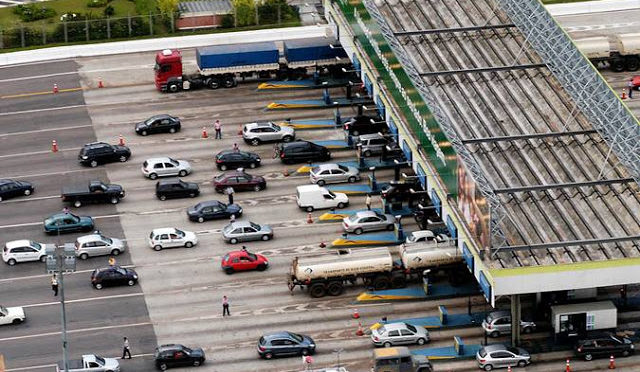 Pedágios ficam 9,32% mais caros nas rodovias paulistas a partir de 1º de Julho