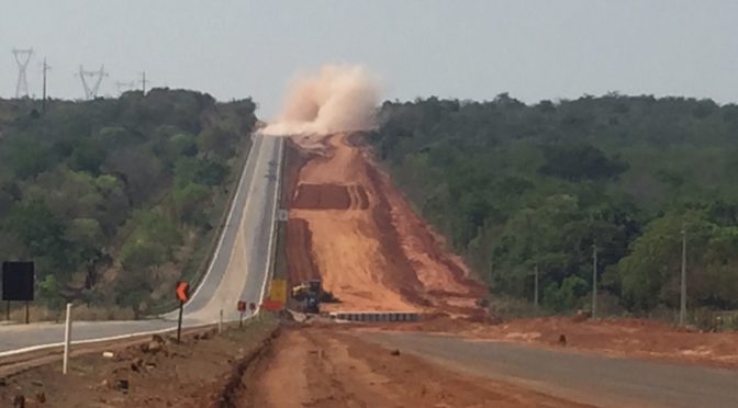 BR-364 será interditada às terças e quintas para detonação de rochas em setembro