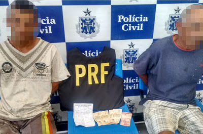 Dupla é presa após aplicar golpe em caminhoneiro na BR-116