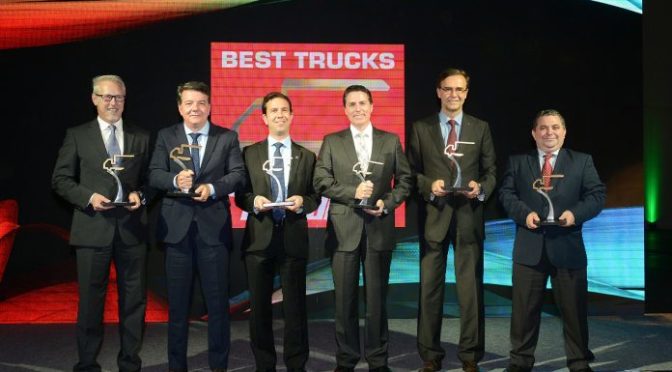 Mercedes-Benz recebe Prêmio “Best Trucks 2016” em cinco categorias