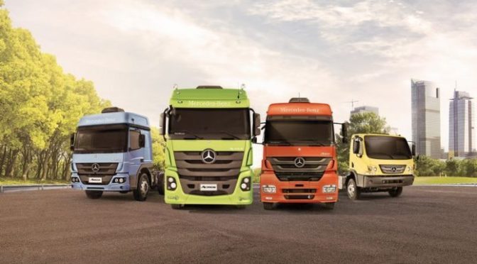 Mercedes-Benz apresenta novo posto de trabalho para carreteiro