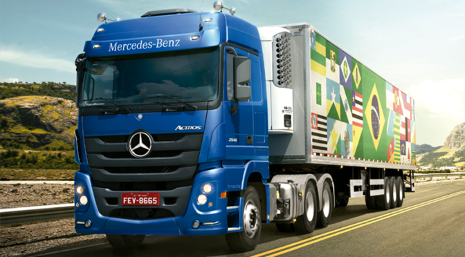 Actros continua conquistando as estradas e caminhoneiros do Brasil: vendas sobem 35%.