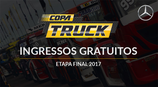 Ingressos Gratuitos para a Final da Copa Truck 2017 em São Paulo