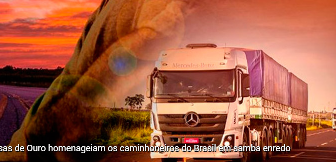 TruckPad e Rosas de Ouro homenageiam os caminhoneiros