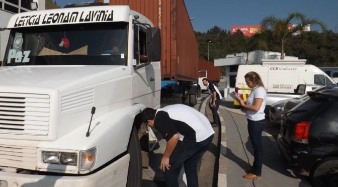 Caminhão 100% realiza checagem gratuita na Castello Branco