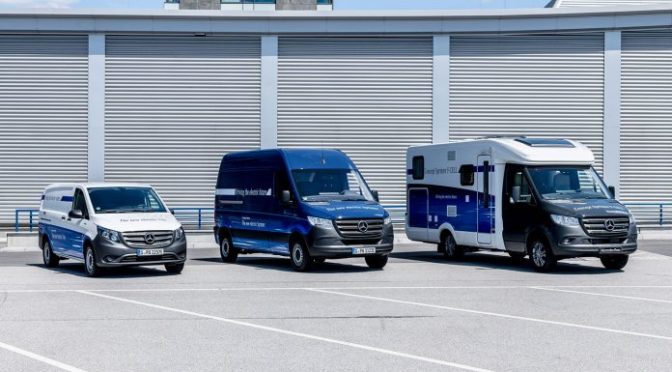 Mercedes-Benz anuncia inicio das vendas de vans elétricas