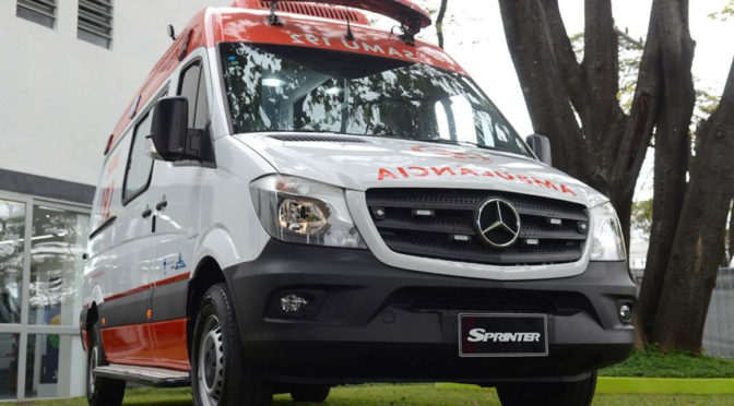 Mercedes-Benz fornecerá 1.500 ambulâncias Sprinter para o SAMU