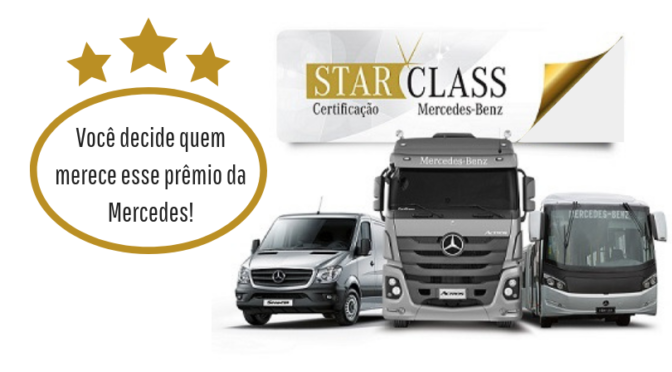 Você decide quem merece esse prêmio da Mercedes!