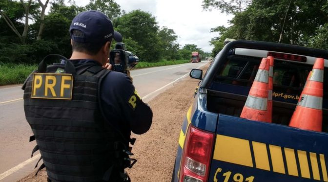 Durante feriado, PRF registra mais de 13 mil imagens de excesso de velocidade