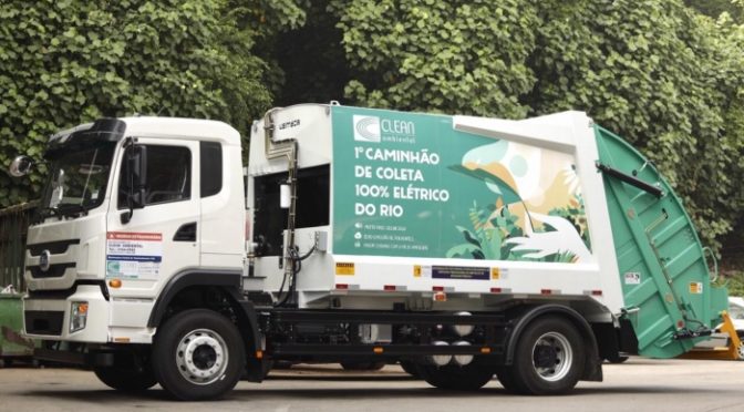 Caminhão elétrico começa a rodar no Rio de Janeiro