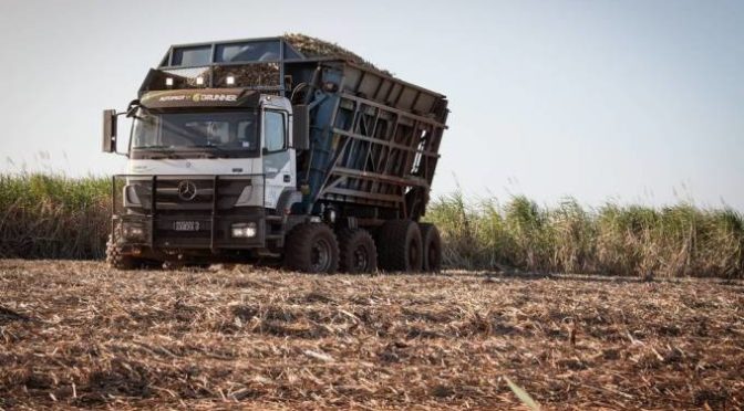 Caminhão autônomo que já opera no agronegócio brasileiro