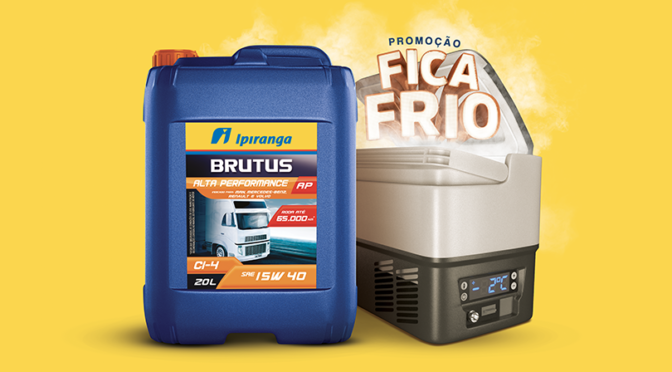 Nova promoção Ipiranga Lubrificantes premiará caminhoneiros com geladeiras de cabine