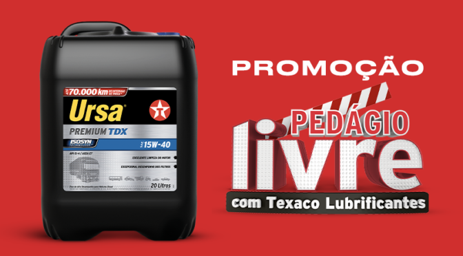 Texaco Lubrificantes lança campanha com diversos prêmios em vales-pedágio